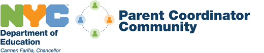 Parent Coordinator Community Content